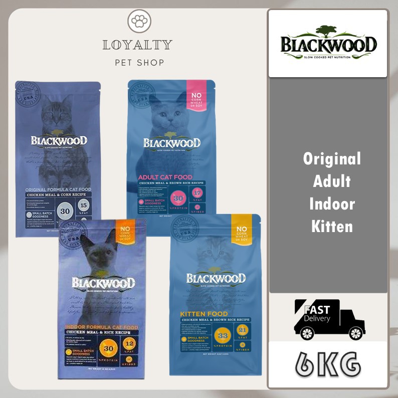 Blackwood Cat Food 6KG Shopee Malaysia