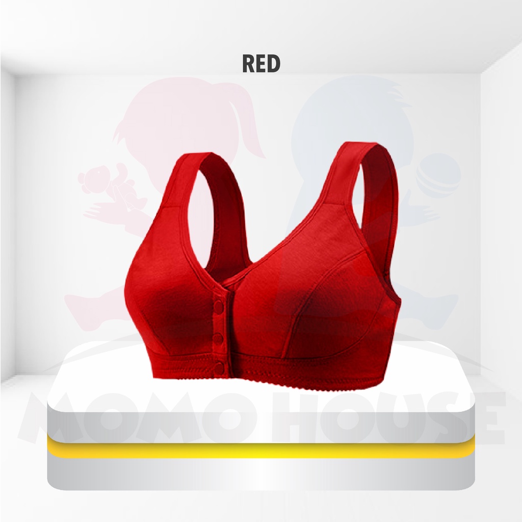 Women Wireless Maternity Nursing Bra Breastfeeding Bra Large Size Front