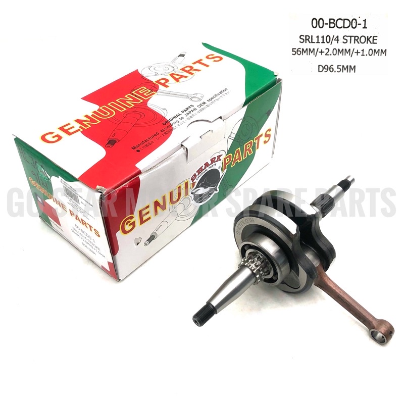 YAMAHA SRL110 SRL SRLZ SRLZR LAGENDA STD RACING Crankshaft Standard 2mm