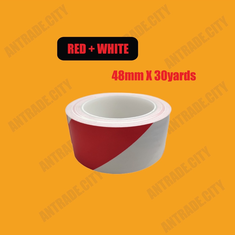 Floor Tape 48mm X 30y Floor Safety Caution Warning Tape PVC Vinyl Floor Marking Tapes READY