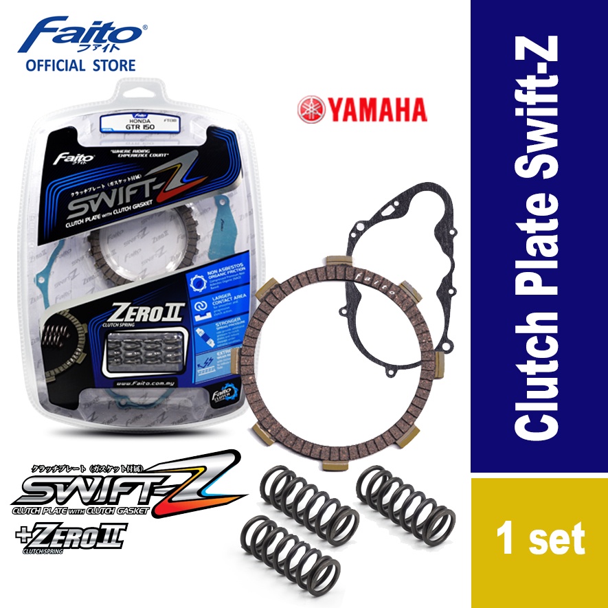 [FAITO] SwiftZ Racing Clutch Plate + Clutch Gasket + ZERO II Clutch