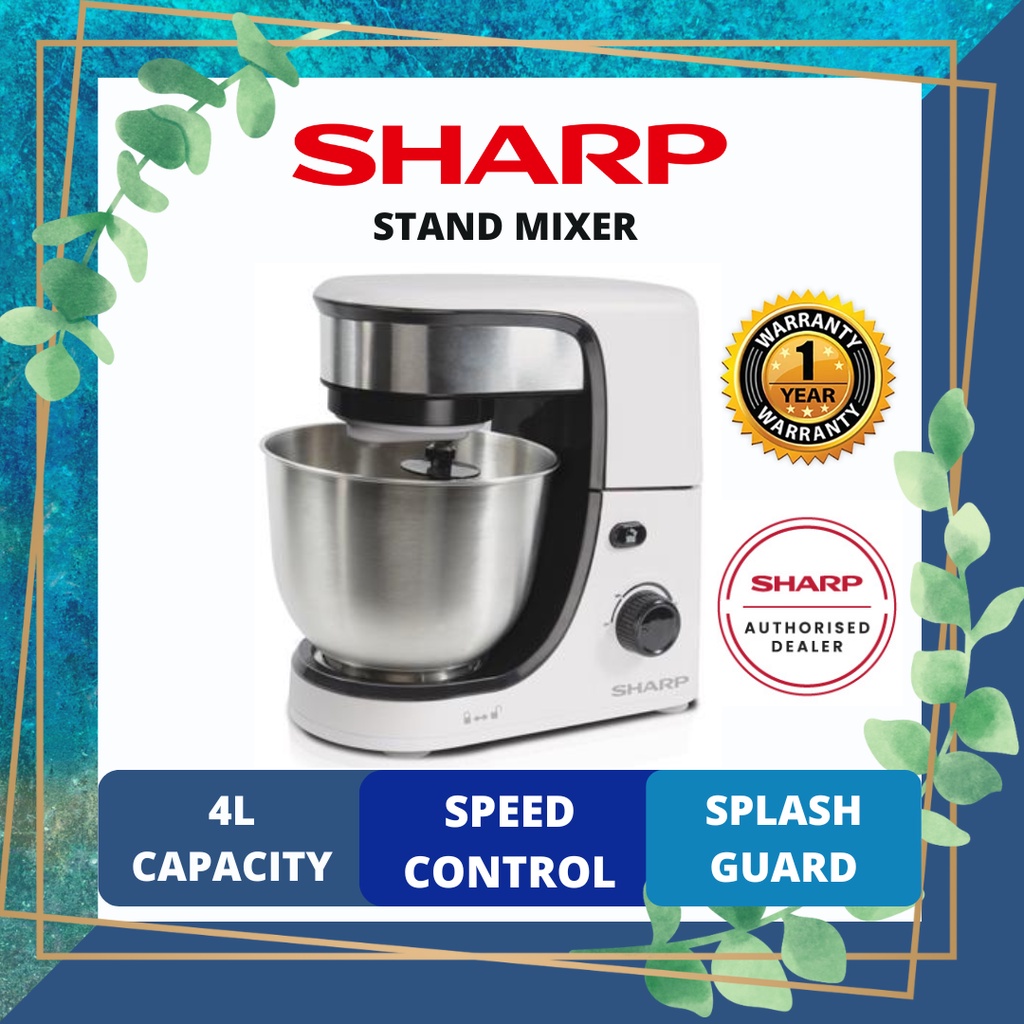 Sharp Electric Stand Mixer (350W) EMS80WH Shopee Malaysia
