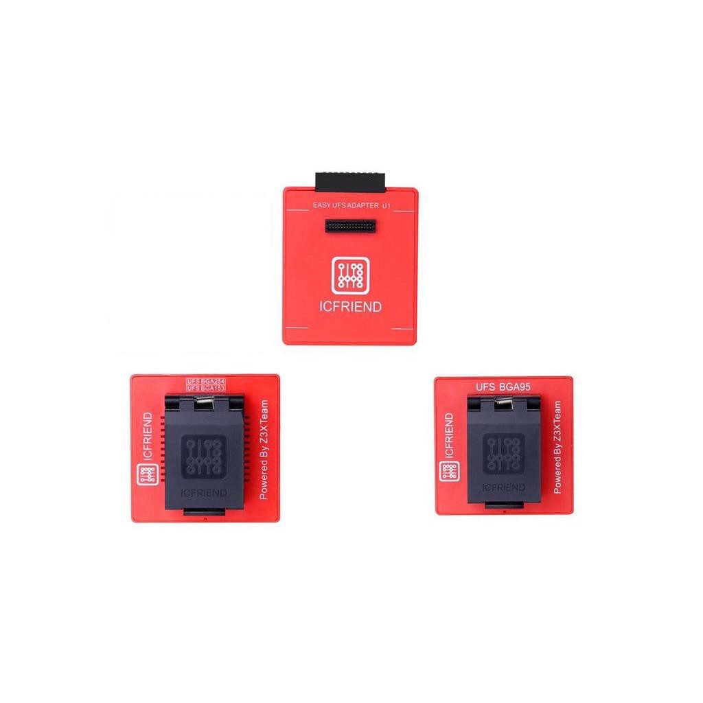 3 in 1 UFS BGA254 BGA153 BGA95 ICFriend Socket for Easy Jtag Plus Box