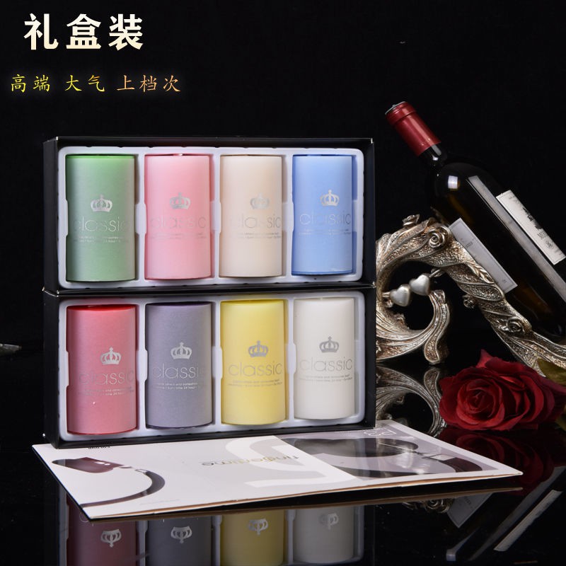 Aromatherapy candles romantic smokeless European style essential oil spa large cylindrical