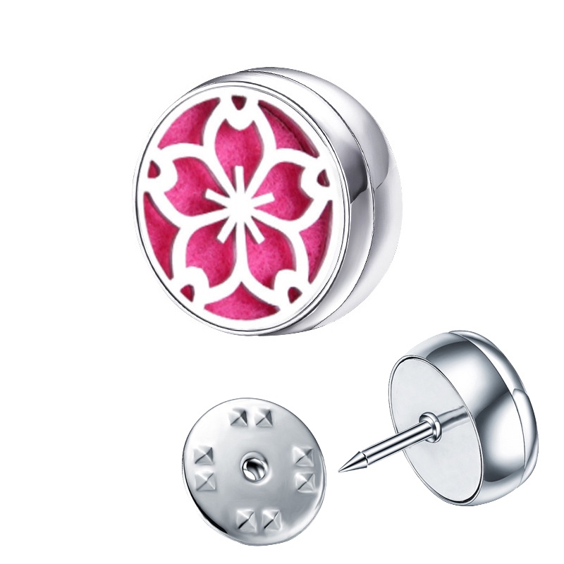 Free 1 Box 12mm Face Mask Essential Oil Clip Essential Oil Diffuser