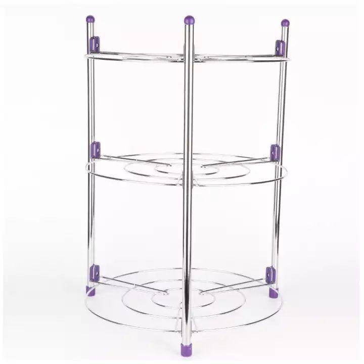 3 LAYER STAINLESS STEEL KITCHEN RACK STORAGE PAN POT ORGANIZER RACKDT793 Shopee Malaysia