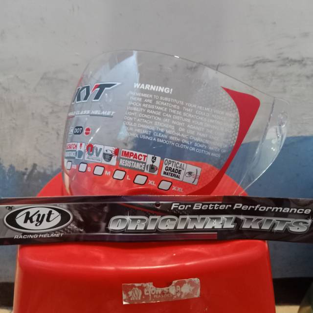 Visor Helmet Glass Helmet Original KYT Djmaru DJ MARU GALAXY SLIDE INK