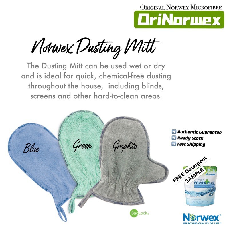 Norwex Dusting Mitt (Ready Stock) Shopee Malaysia