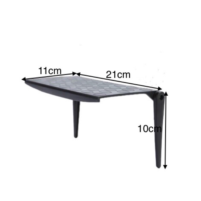 PP Adjustable Screen Caddy TV Box Top Shelf Storage Bracket Stand Monitor Wall Mount Rack