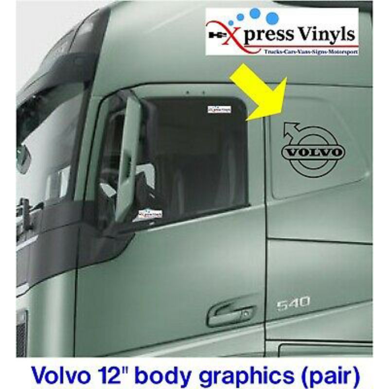 Volvo truck decals x 2. volvo truck sticker graphic Shopee Malaysia