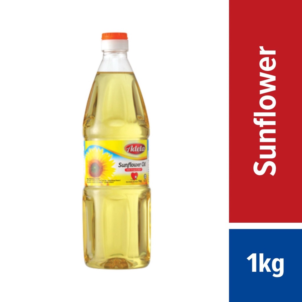 Adela Blended Sunflower Oil 1kg Shopee Malaysia