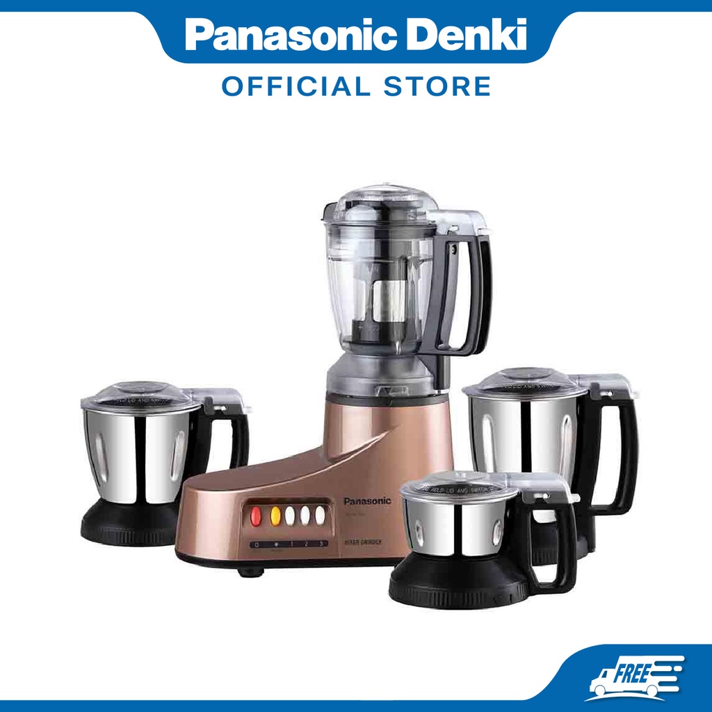 PANASONIC Mixer Grinder with Safety Lock System Circuit Breaker & Easy