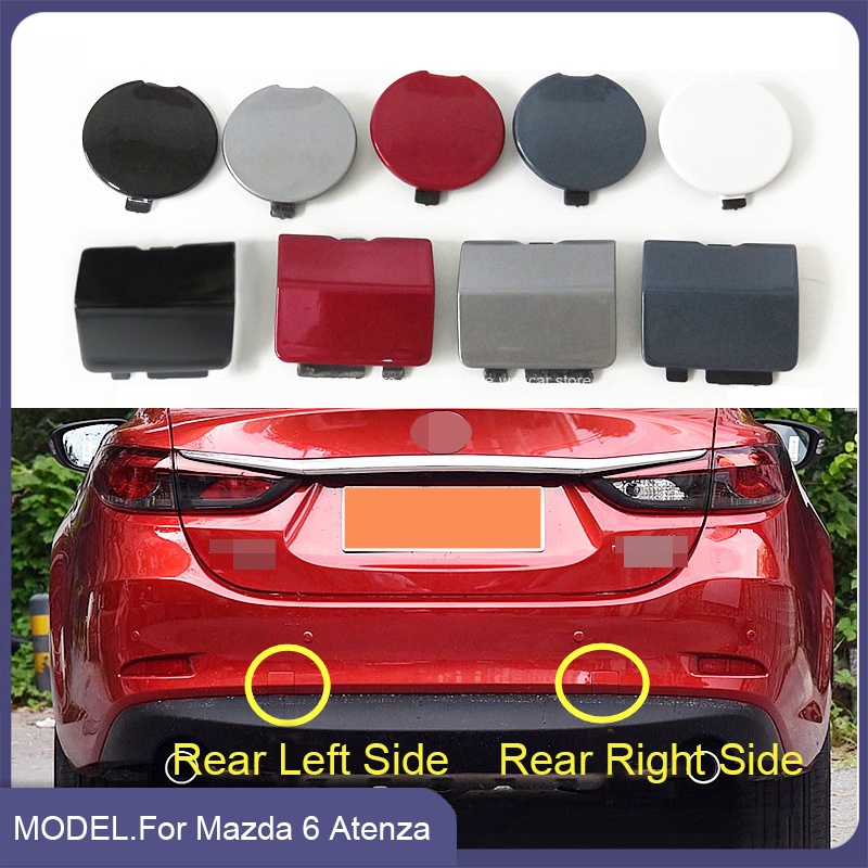 Front Rear Bumper Towing Hook Cover Hauling Eye Cap For Mazda 6 Atenza