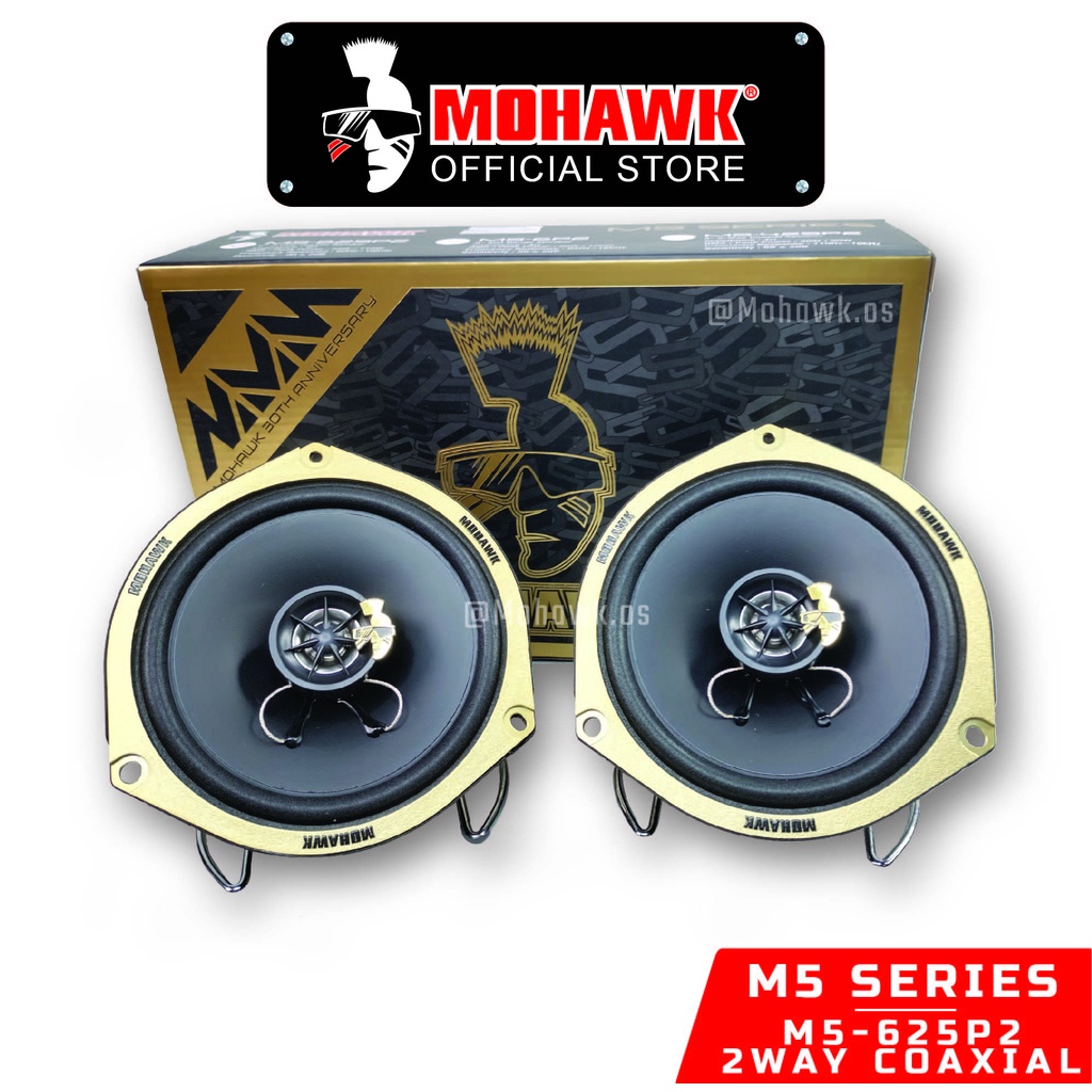 MOHAWK M5 Series 6" 2Way Coaxial Spk Plug & Play OEM Speaker For