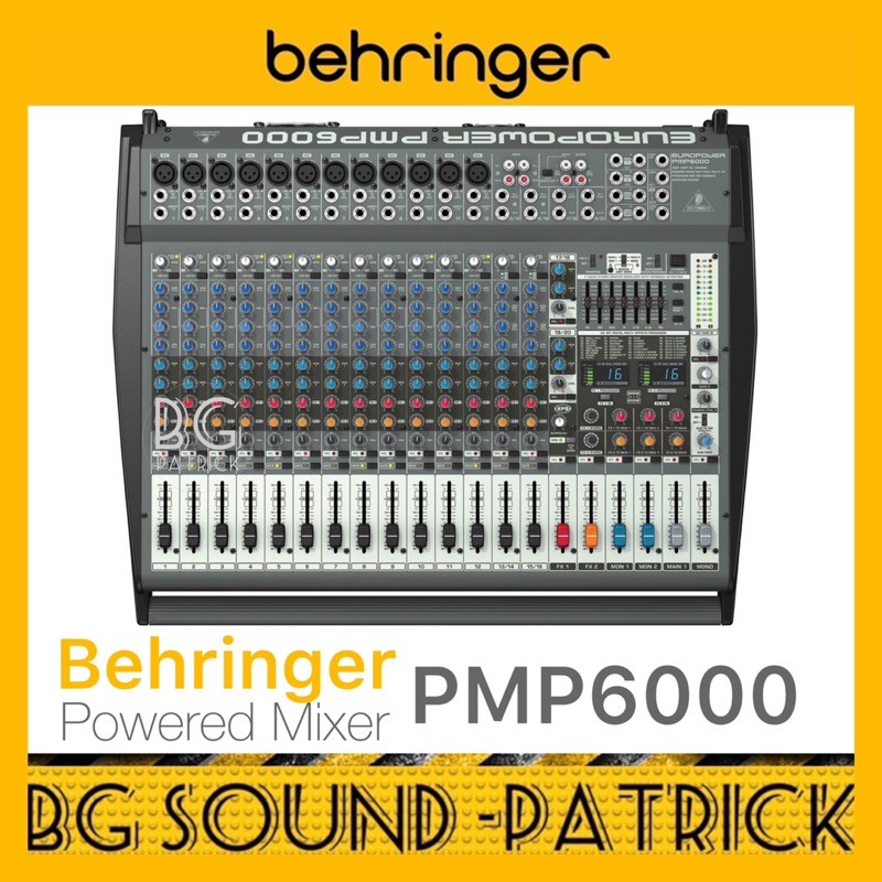 Behringer PMP6000 20Channel 800watt Powered Mixer with FX Shopee