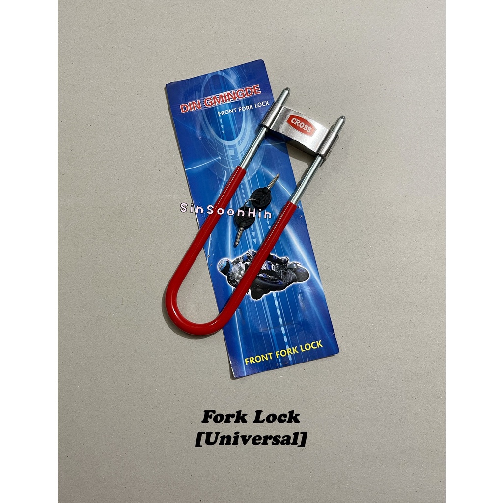 ULock Fork Lock Motorcycle Shopee Malaysia