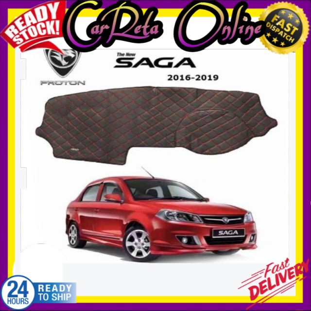 PROTON SAGA BARU 2016 2019 D.A.D DASHBOARD COVER LAPIK DASHBOARD KARPET DASHBOARD LAPIK