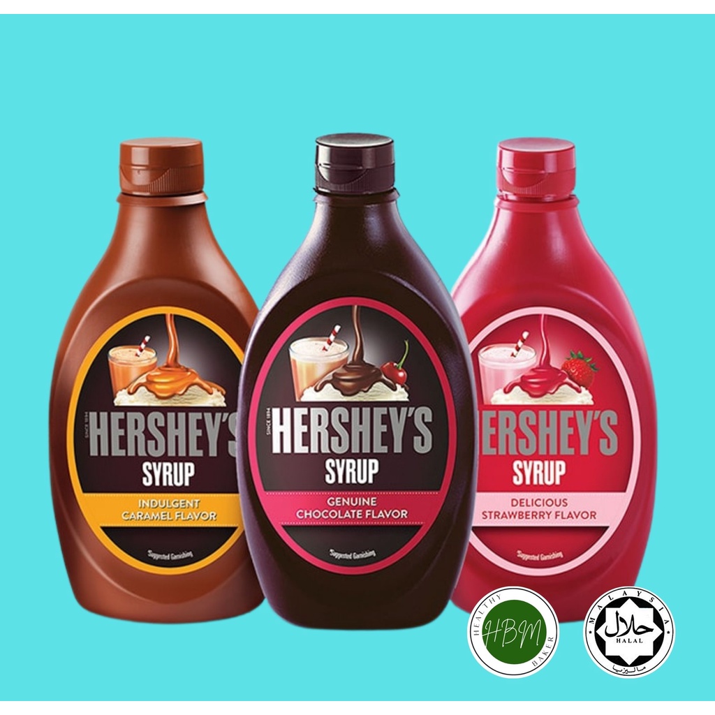 Hershey Syrup Chocolate / caramel / strawberry Syrup 650gm Hershey's