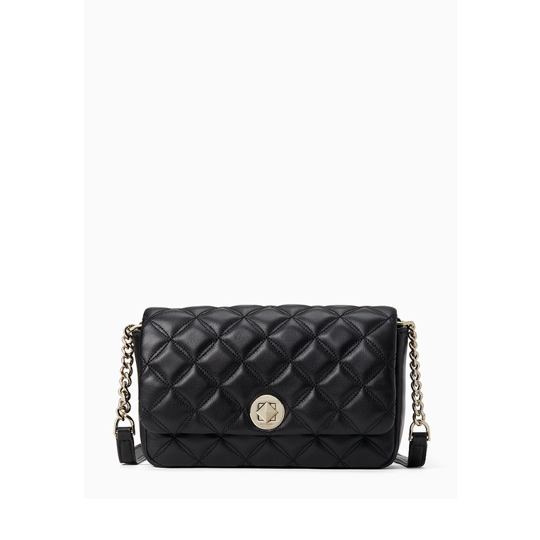 Kate Spade Natalia Flap Turnlock Crossbody Bag Black Shopee Malaysia
