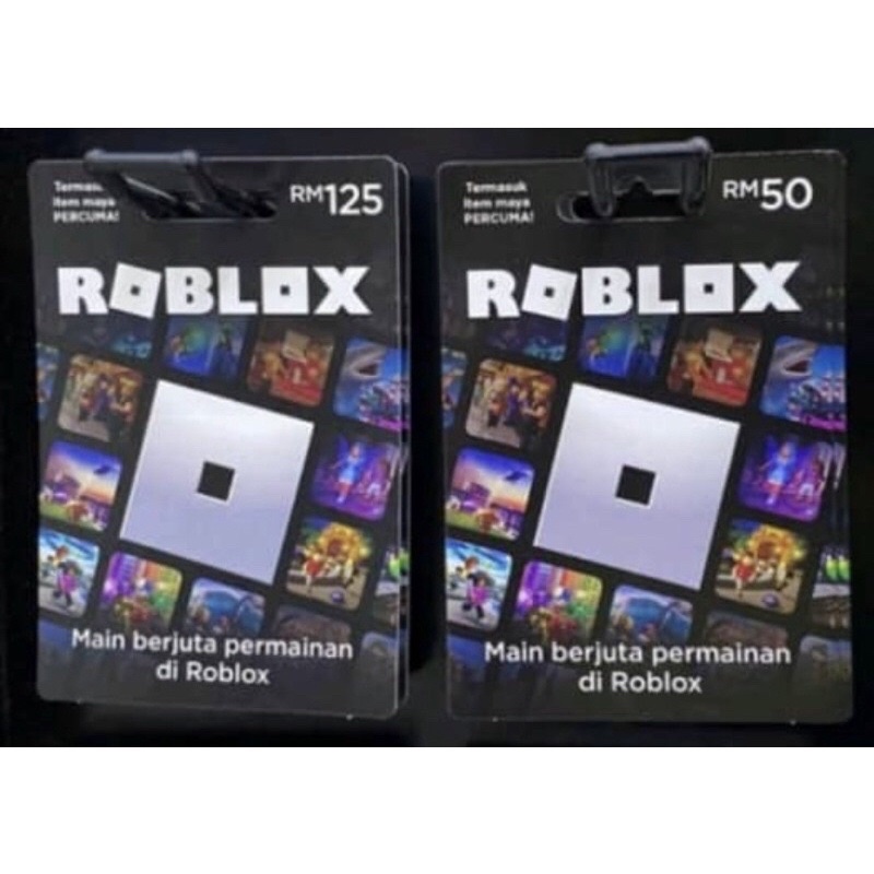 [READY STOCK🇲🇾] ROBLOX Reload Card Roblox Gift Card RM50 RM125 Robux