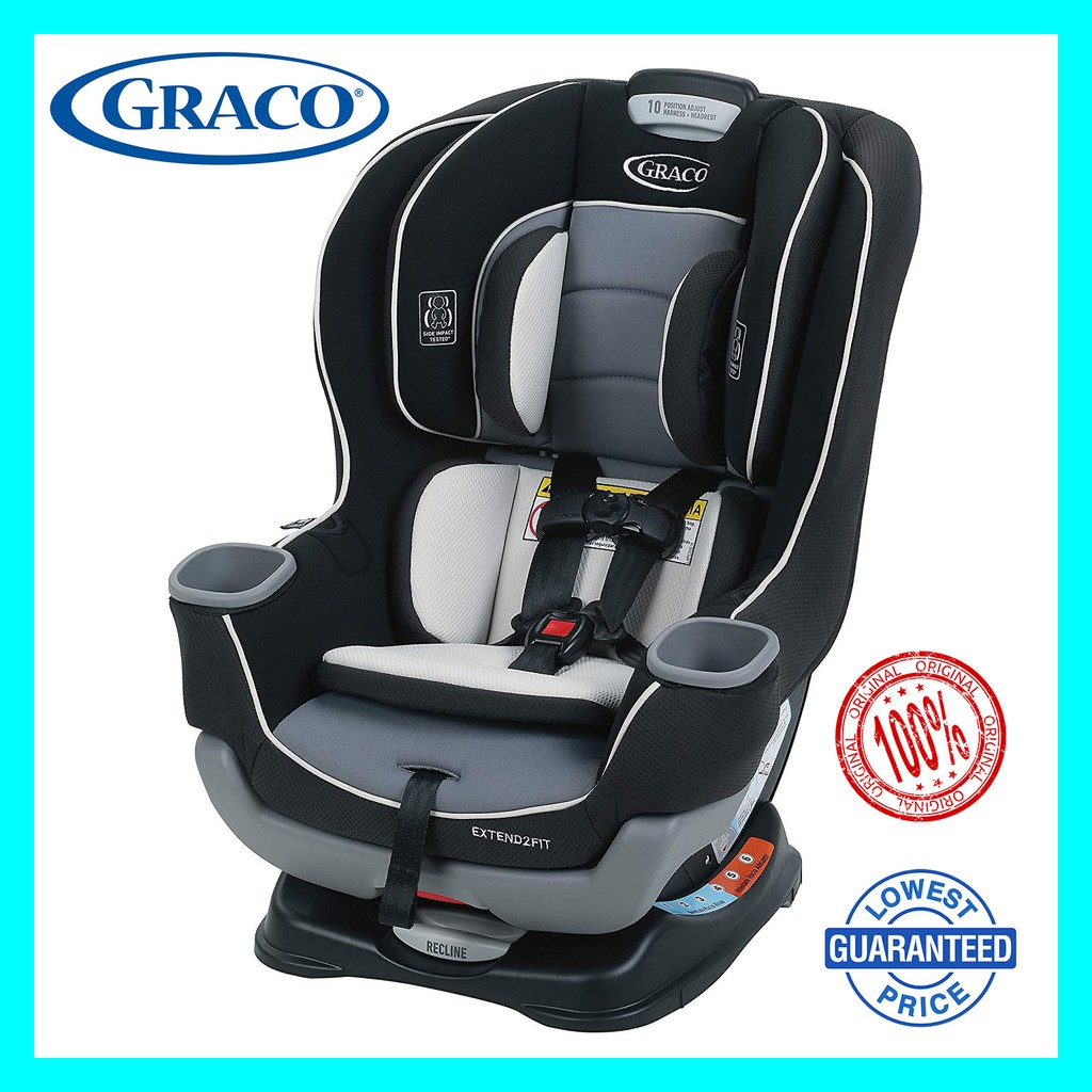 🔥Ready Stock🔥Graco Extend2Fit Convertible Car Seat (USA Imported ISOFIX