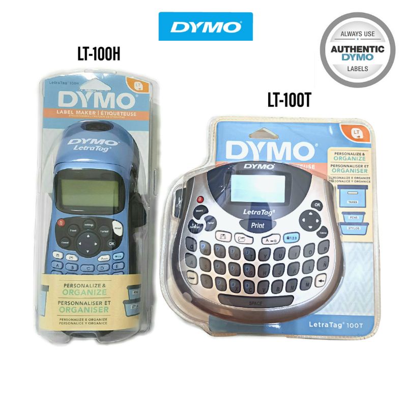 Dymo Letratag Label Maker (LT100H/LT100T/200B/LM160) Shopee Malaysia