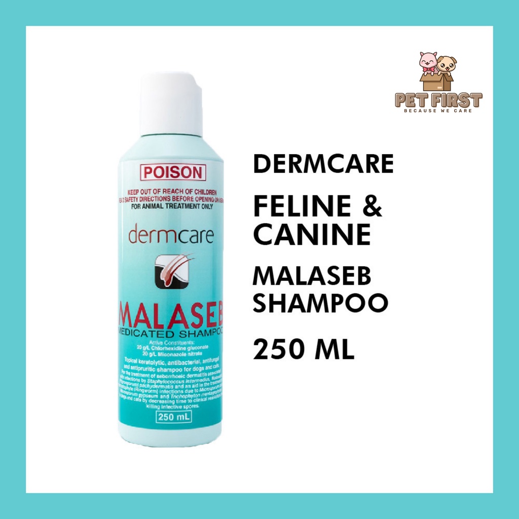 MALASEB Dermcare Shampoo 250ml Cat Kucing Dog Anjing (Long Expiry