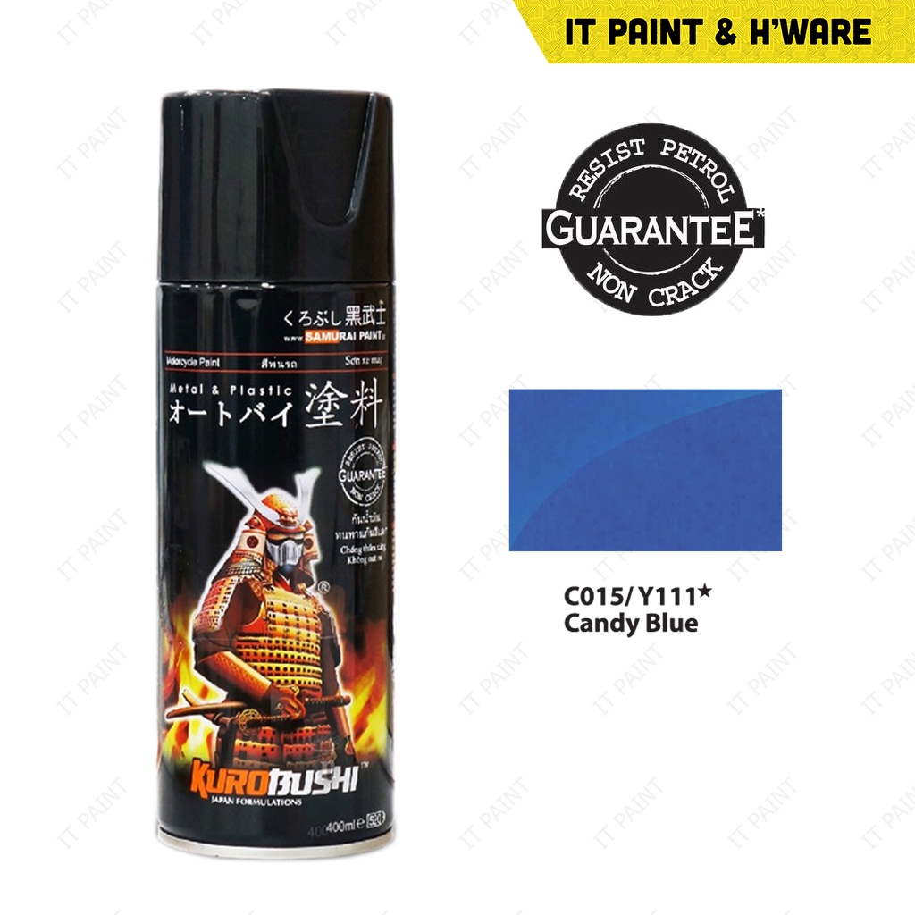Samurai Candy Color Spray Paint Candy Red C011 Candy Blue C018 Candy