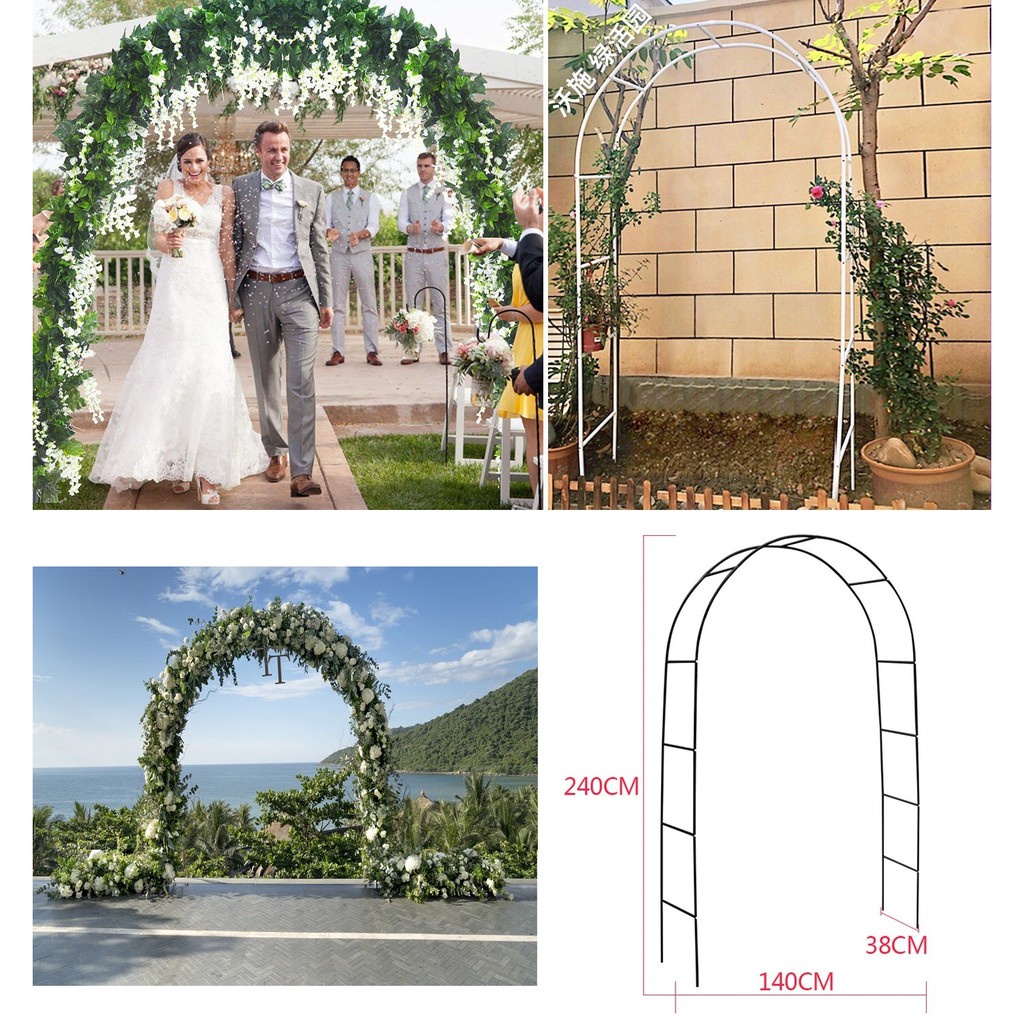 Iron Flower Arch Gerbang Besi Perkahwinan Wedding Arch Party Bridal