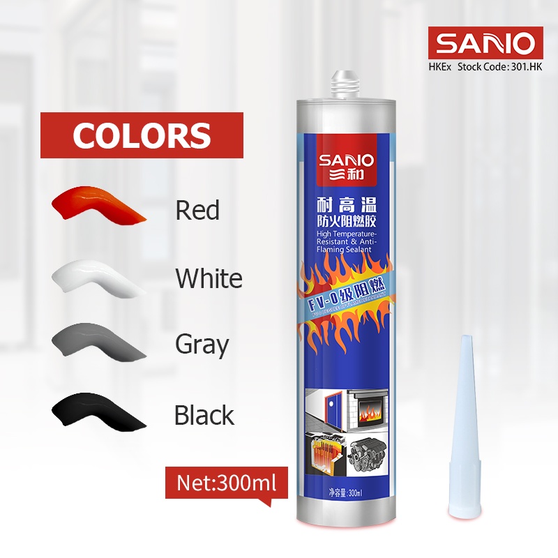 SANO TB119 High temperature resistant fire retardant Sealant ，+350