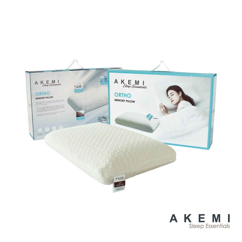 AKEMI Sleep Essentials Ortho Memory Pillow Shopee Malaysia