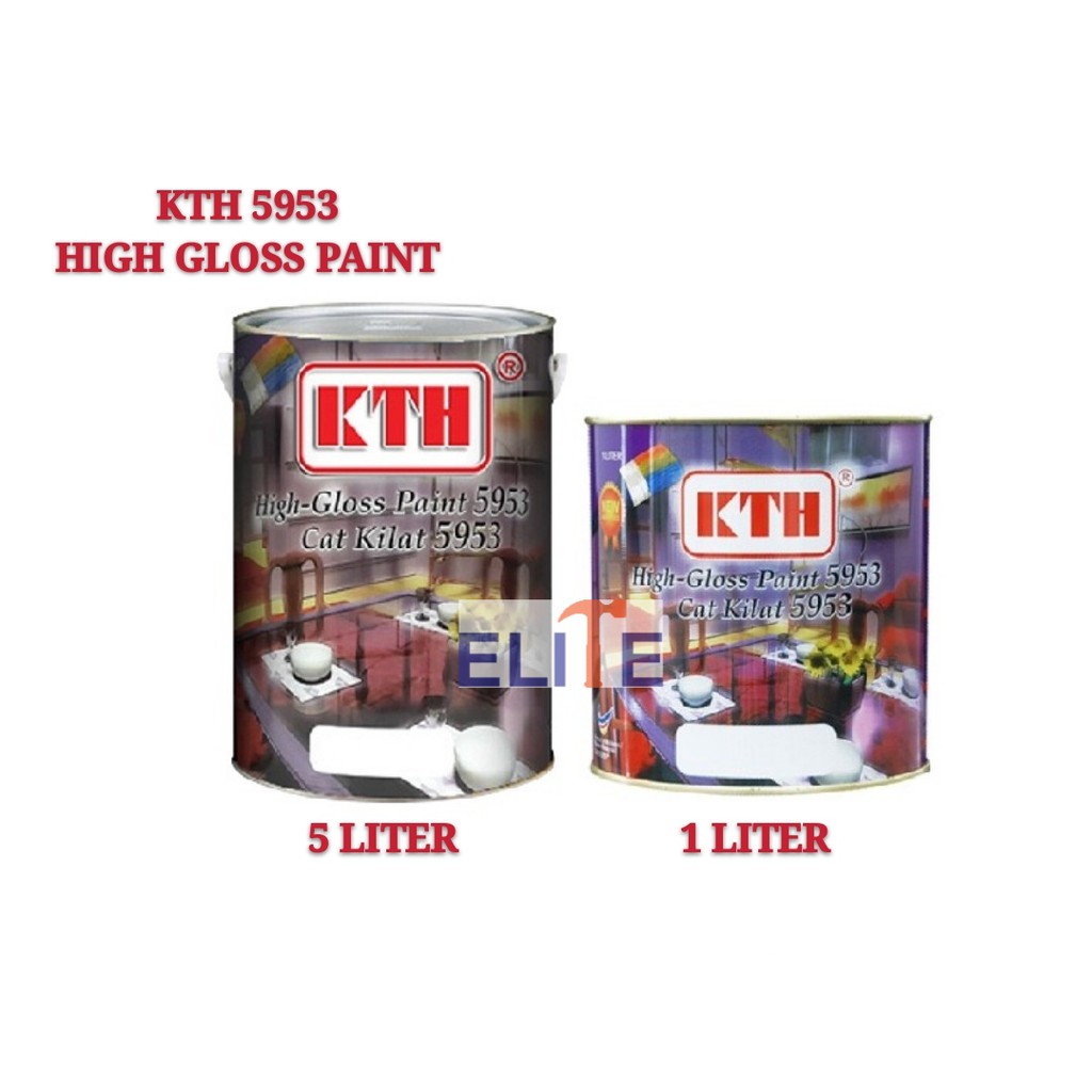 KTH High Gloss Paint 5953 1 Liter & 5 Liter (20 colors) Shopee Malaysia