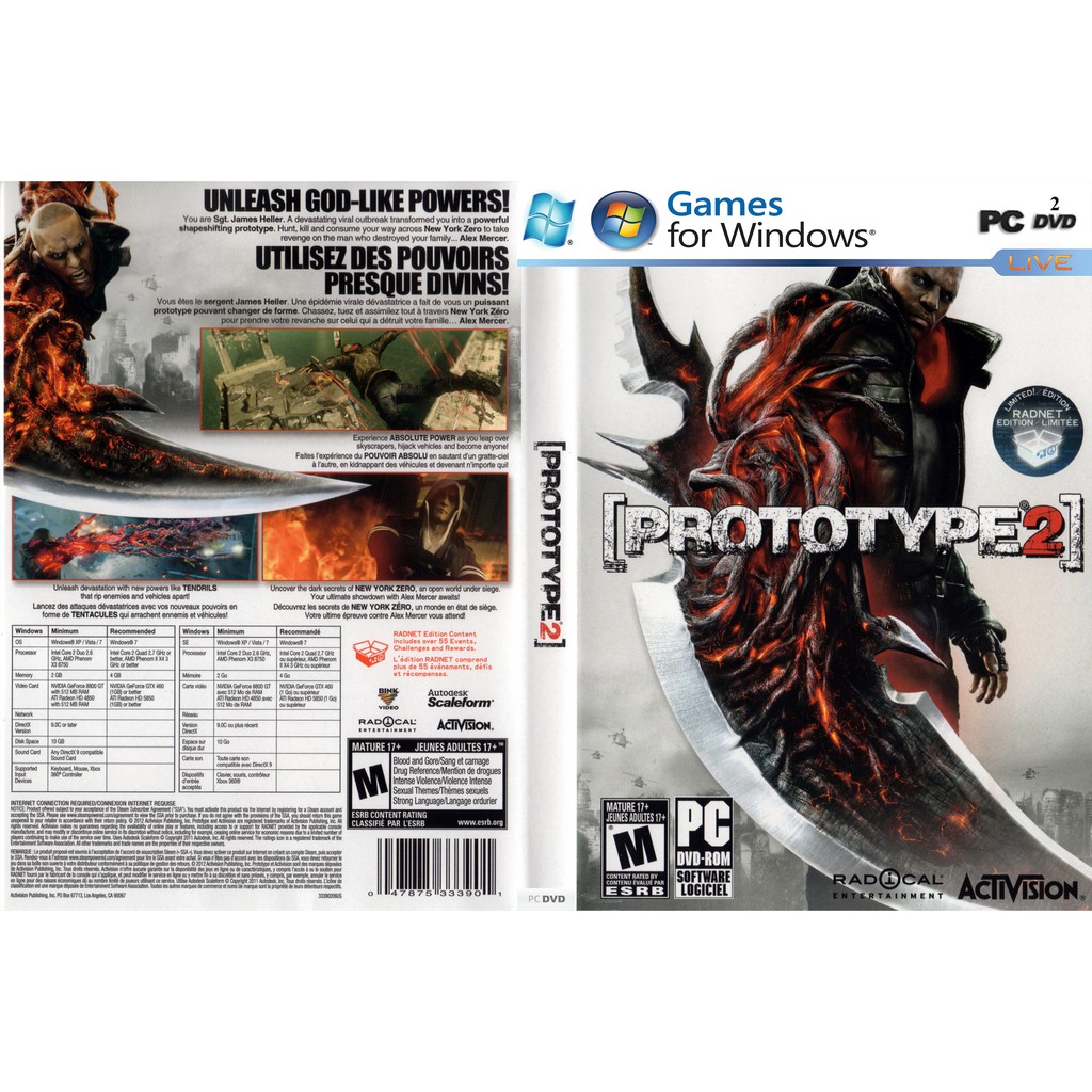 Prototype 2 PC GAME [Offline] Shopee Malaysia
