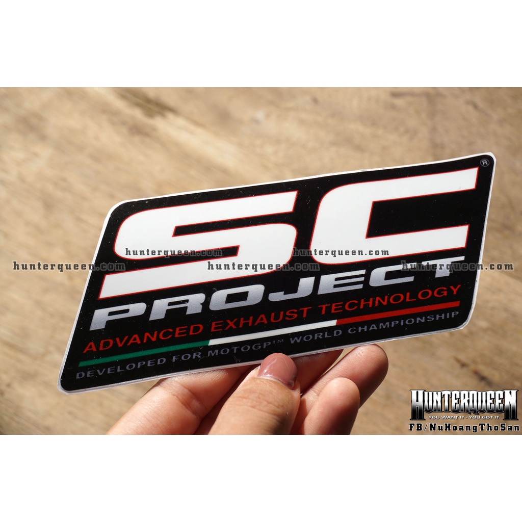 Sc Project super large [15x6cm]. High quality logo Decal that does not