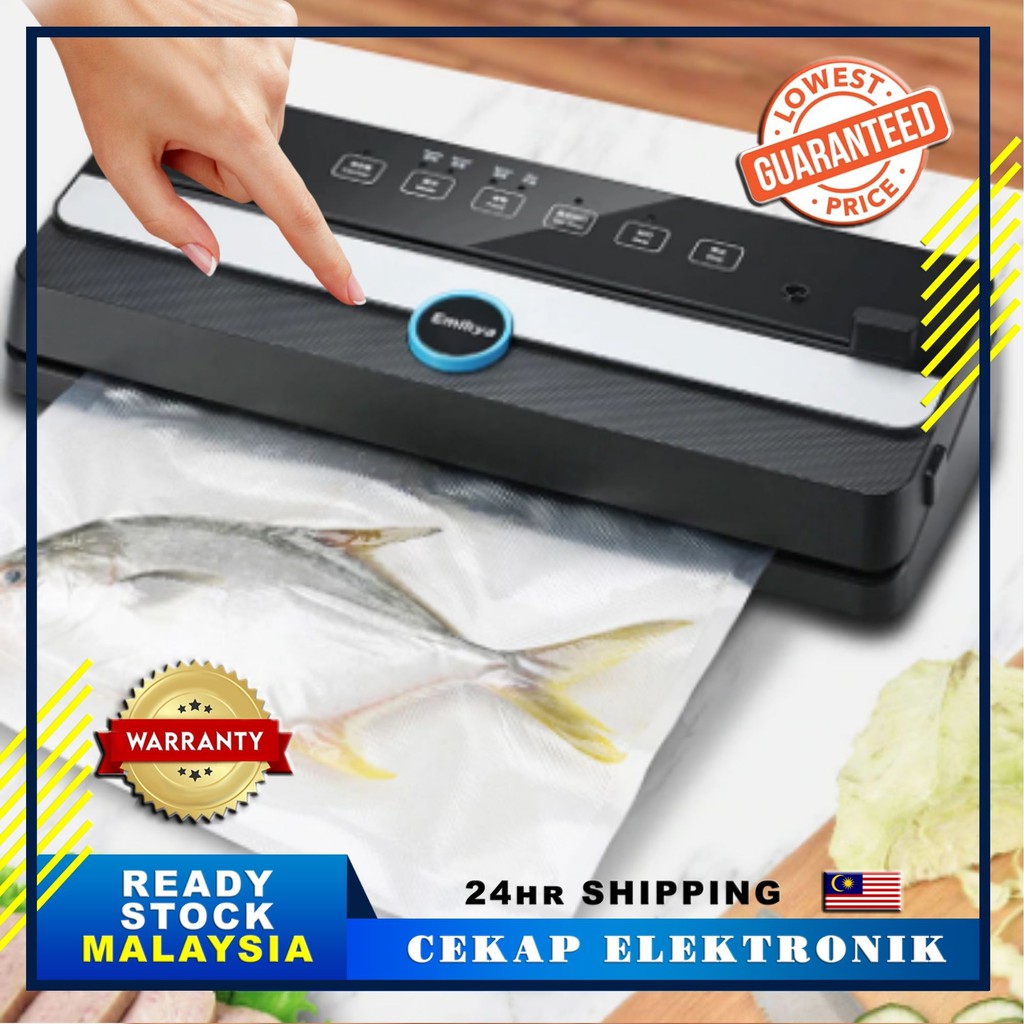 New Upgraded Emiliya Built in Cutter Household Vacuum Sealer Fresh Food