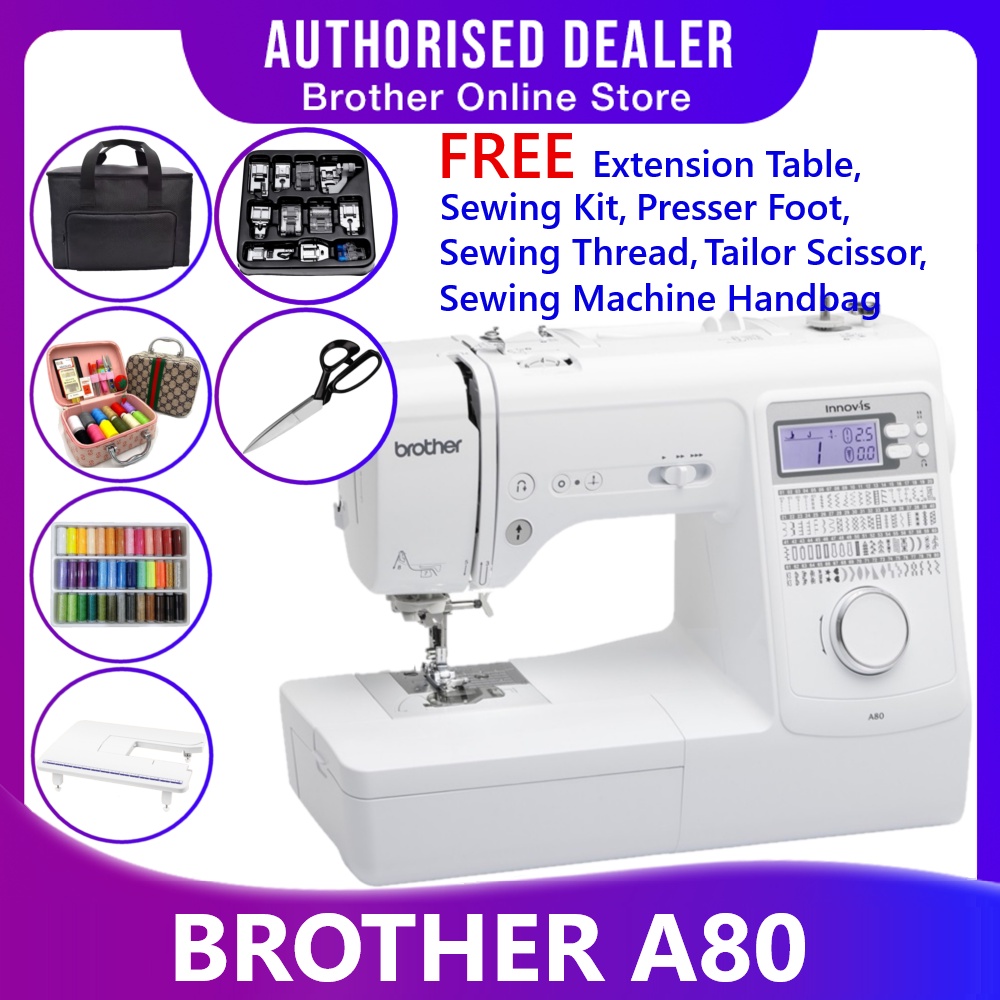 🔥READY STOCK 🔥 Brother Innovis A80 Sewing Machine / Mesin Jahit