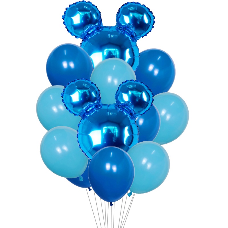 1 Set Mickey Minnie Mouse Balloons Set 10inch Latex Balloons Baby
