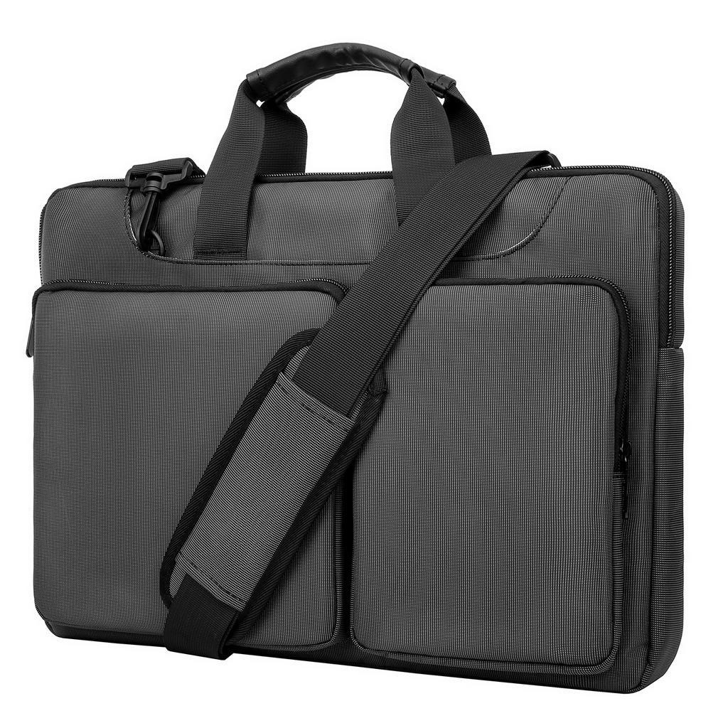 360° Protective Laptop Shoulder Bag Sleeve Case Men's Laptop Messenger