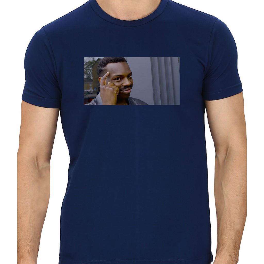 Funny Laugh Black Guy Thinking Meme Limited Edition TShirt Men Cotton