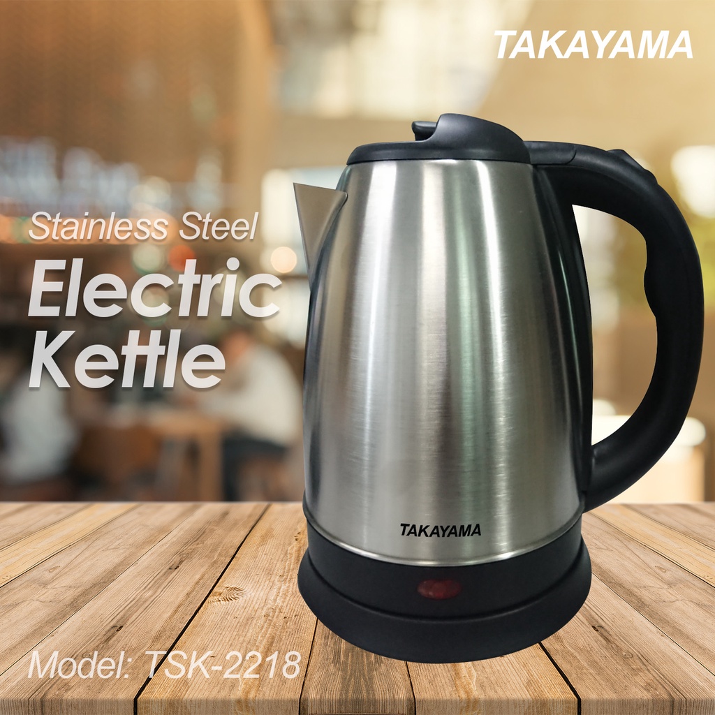 SIRIM TAKAYAMA STAINLESS STEEL ELECTRIC KETTLE / ELECTRIC KETTLE Shopee Malaysia
