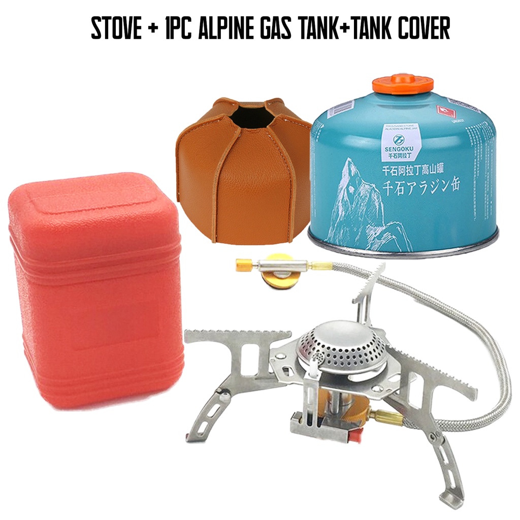 Outdoor Portable Gas Stove Foldable Stove Windproof Camping Gas Stove