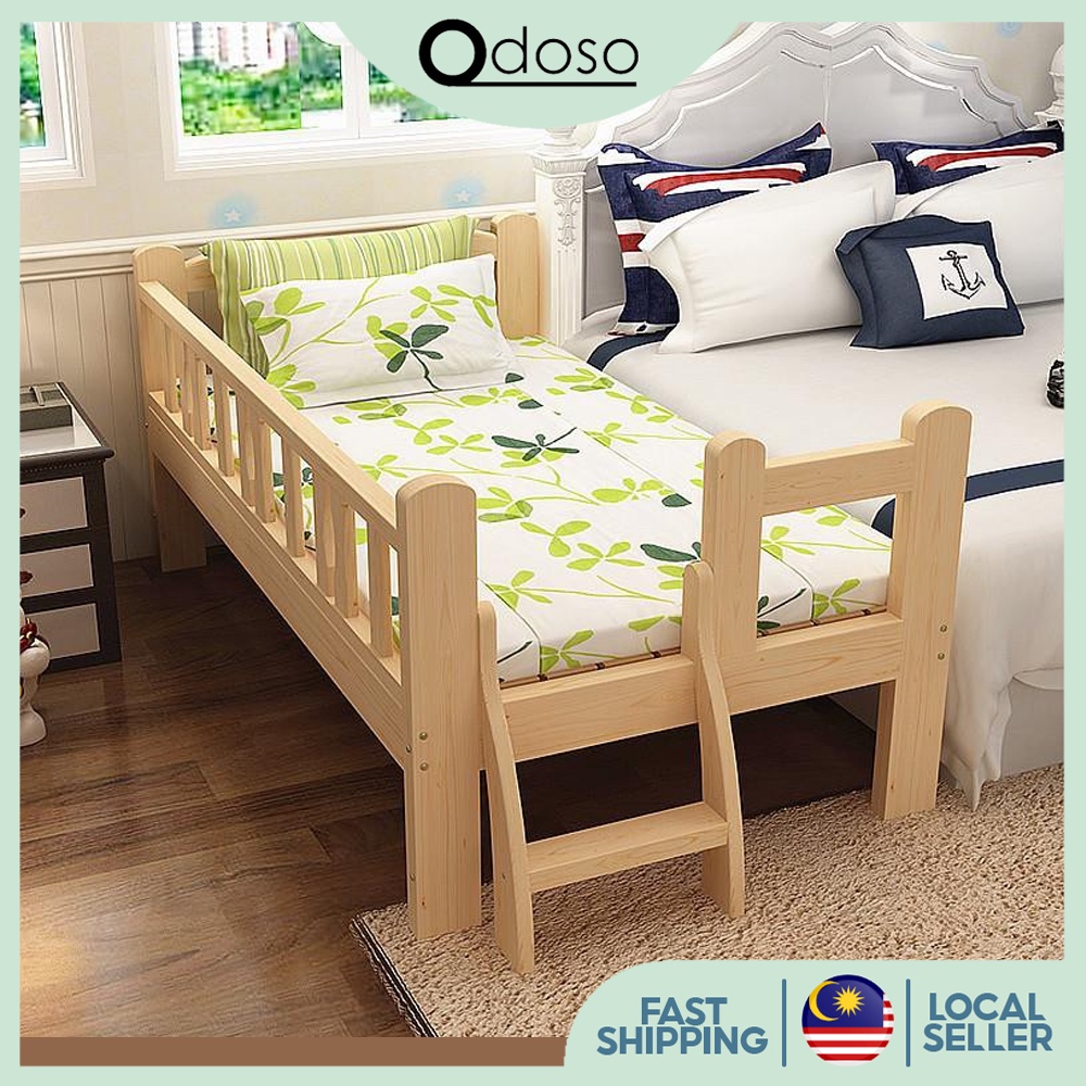 ODOSO Easel Wooden HA231 Baby Cot Attached to Parents Bed with
