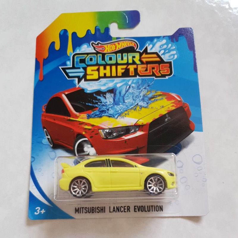 Hot Wheels Color Shifter Mitsubishi Lancer Evolution Shopee Malaysia