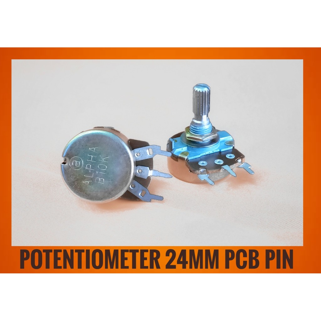 ALPHA BRAND POTENTIOMETER VARIABLE RESISTOR VOLUME CONTROL DIA.24 1