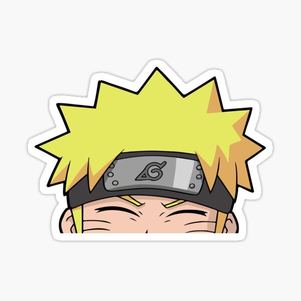 Uzumaki Naruto Peeker Sticker Shopee Malaysia