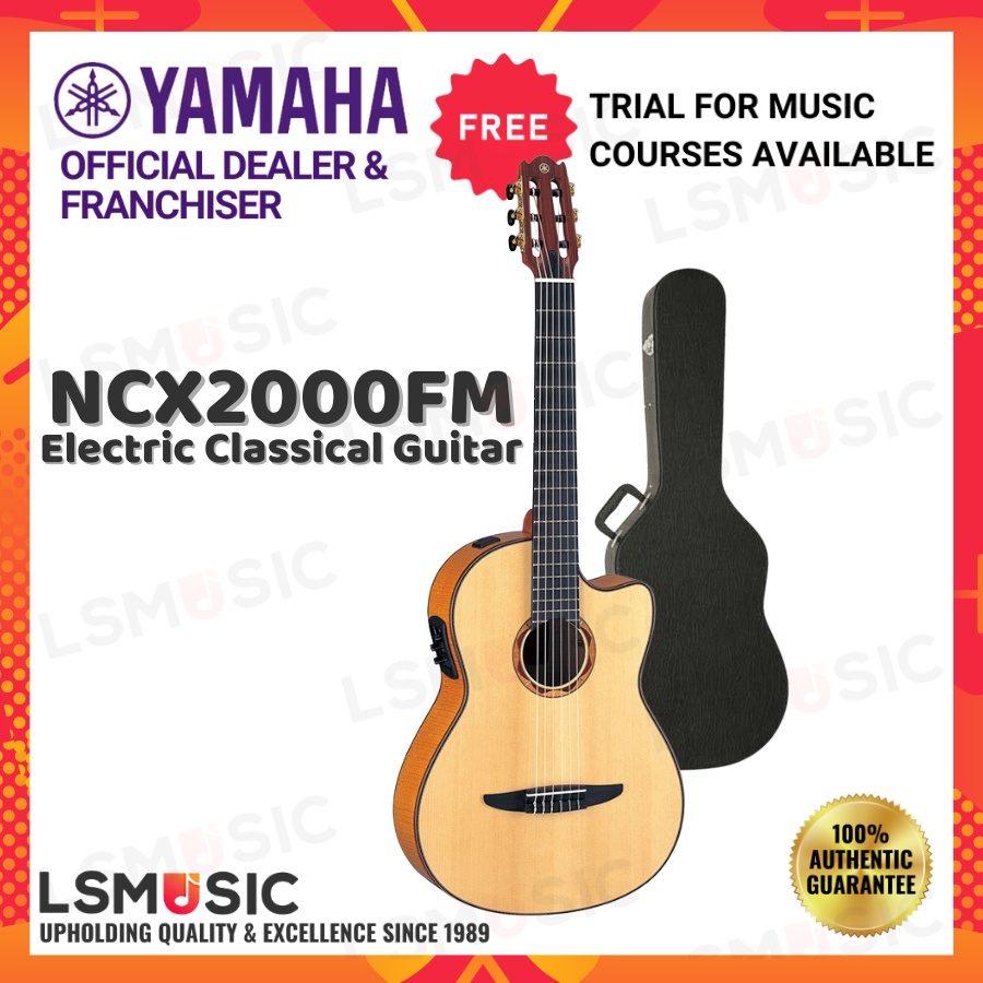 Yamaha NCX2000FM Electric Classical Guitar Nylon Guitar w Case ( NCX