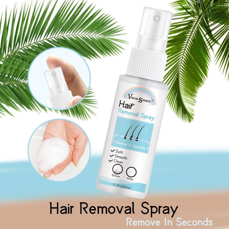 20ML Permanent Painless Hair Removal Spray Stop Hair Growth Legs Body Armpit Inhibitor Shrink