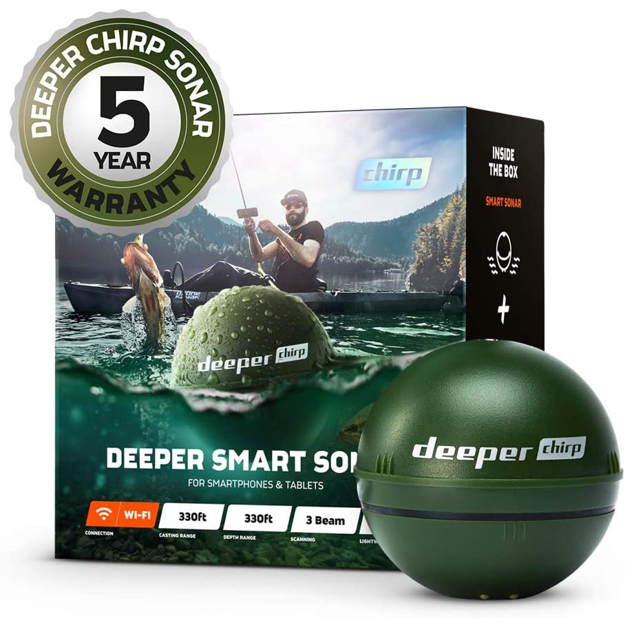 Deeper Chirp fish Smart Sonar hone Castable Wireless Fish finder Depth