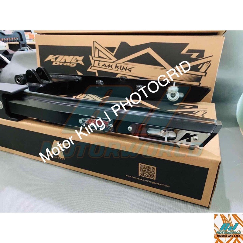 Swing Arm King Drag LC135 4S/5S (2 in 1) +1 Inch & Getah Arm Rubber