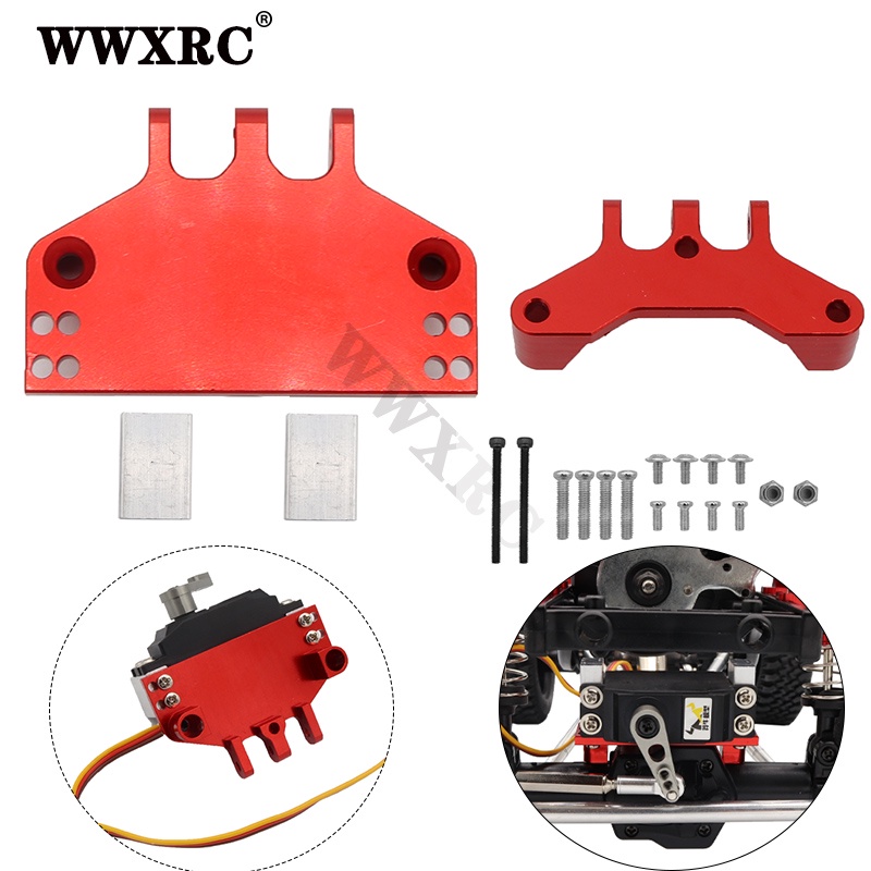 Metal Steering Gear Bracket Servo Base Seat for MN MN86 MN86S MN86KS